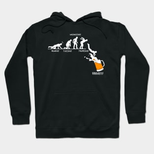 Beer Monday Tuesday Wednesday Thursday Friday Hoodie